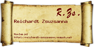 Reichardt Zsuzsanna névjegykártya